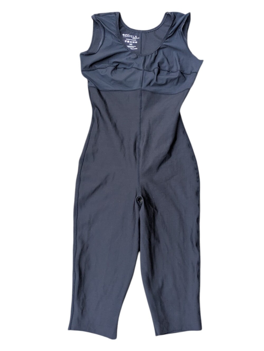 Isavela Black Compression Bodysuit